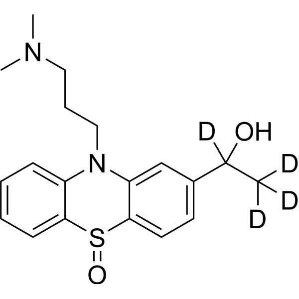 2-(1-Hydroxyethyl) promazine-d4 Sulfoxide 1346605-30-8